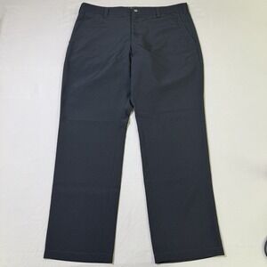 Bluffworks Pants Mens 37x32 Black Original Performance Casual Polyester Relaxed